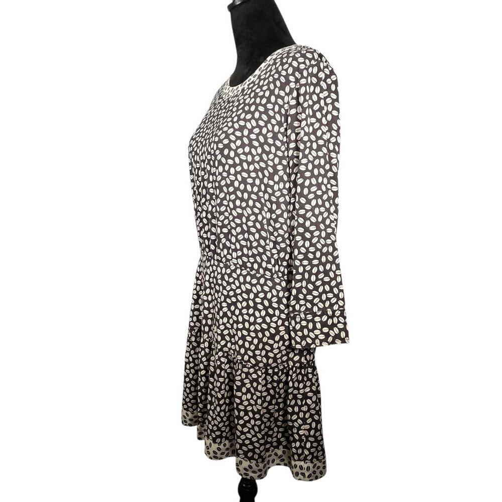Current/Elliott Ruffle Dress Black White Print Cut Out Back Flirty Polka Dot - Picture 15 of 16